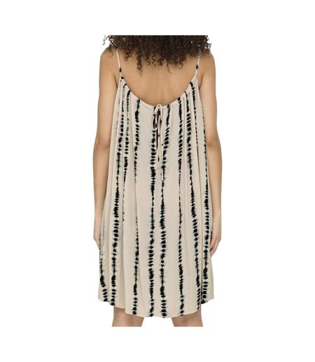 Robe beige/noir femme jdy breeze