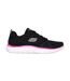 Baskets Track Femme Noir Rose Skechers-3