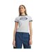 T-shirt Motif/style Ringer Femme Gris Bleu Under Armour-1