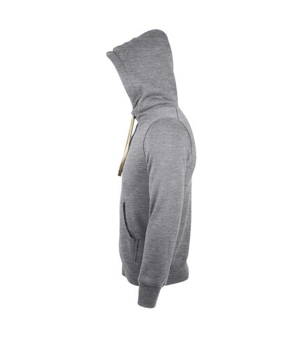 SOLS Sherpa Unisex Zip-Up Hooded Sweatshirt / Hoodie (Gray Marl) - UTPC512