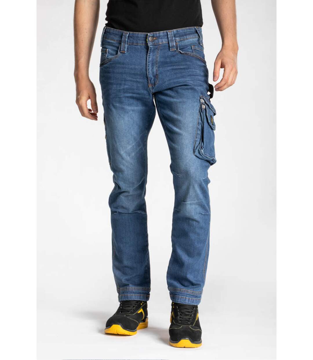 Jeans de travail workwear stretch coupe confort JOB 'Rica Lewis'-1