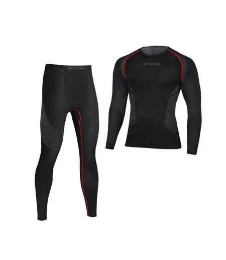 Ensemble Thermique Lee Homme Noir Spokey