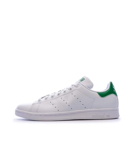 Baskets stan smith blanches/vertes mixte adidas m20324