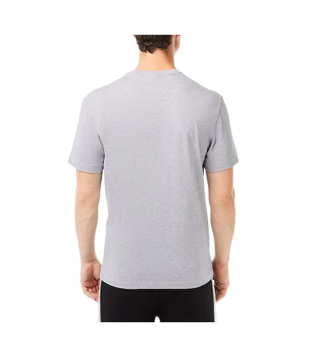T-shirt gris homme lacoste th1712-2