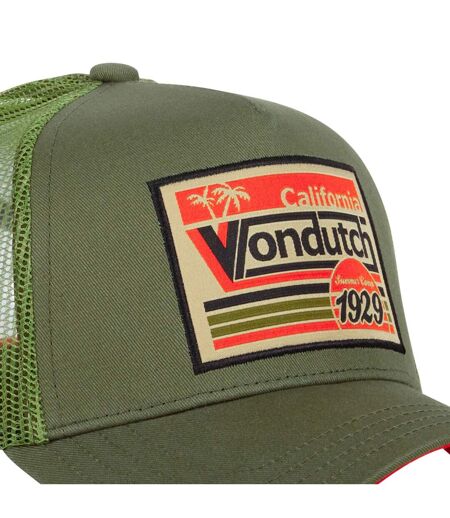 Casquette trucker avec filet en sergé de coton et broderie Surf Vin Vondutch