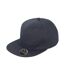 Result Headwear Bronx Original Flat Peak Snapback Cap (Black) - UTRW9785