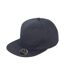 Bronx original flat peak snapback cap black Result Headwear