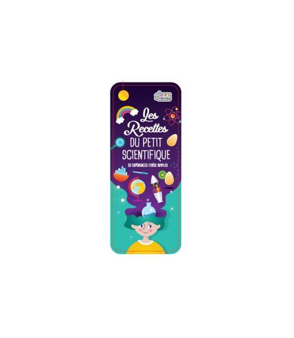 Cartes Educatives Recette du Scientifique 20cm Multicolore