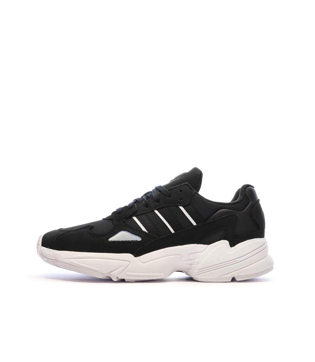 Baskets noires/blanches femme adidas falcon-1