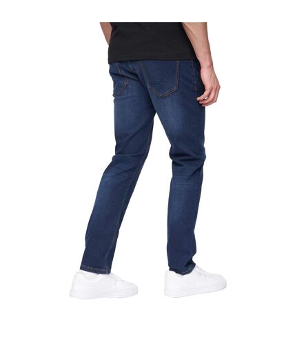 Jean craze comfort homme bleu foncé délavé Henleys