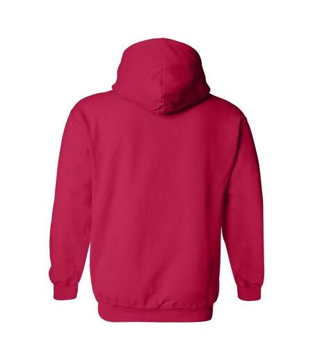 Sweat À Capuche Adulte Rouge Vif Gildan