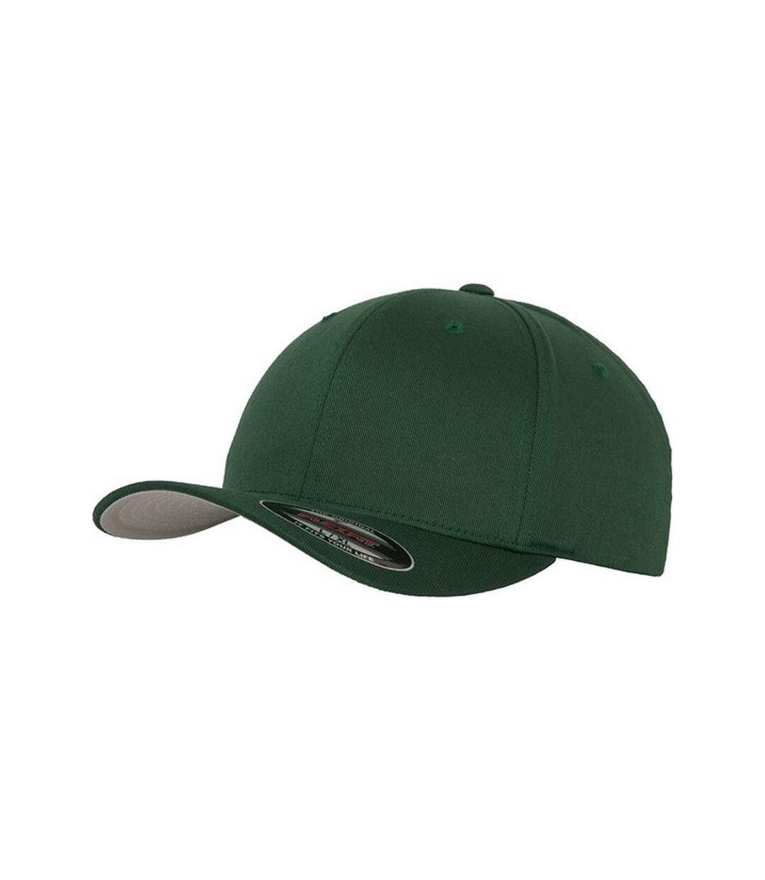 Casquette de baseball yupoong adulte vert sombre Flexfit-1