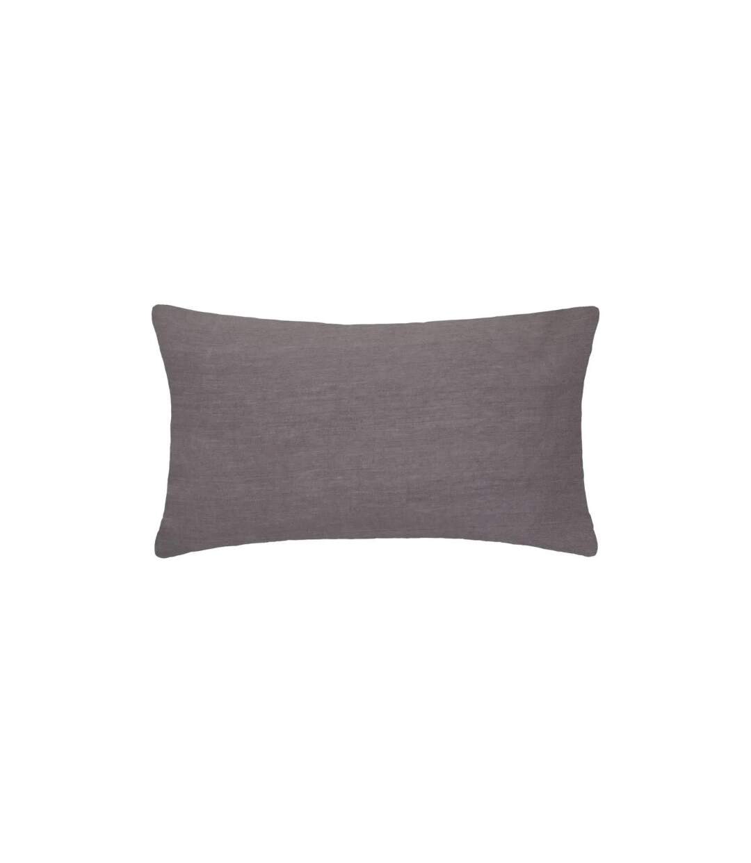 Taie d'Oreiller en Lin Adorable 50x70cm Gris Ardoise-1