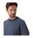 Mens Striped Crew Neck T-shirt Navy Saltwell-3
