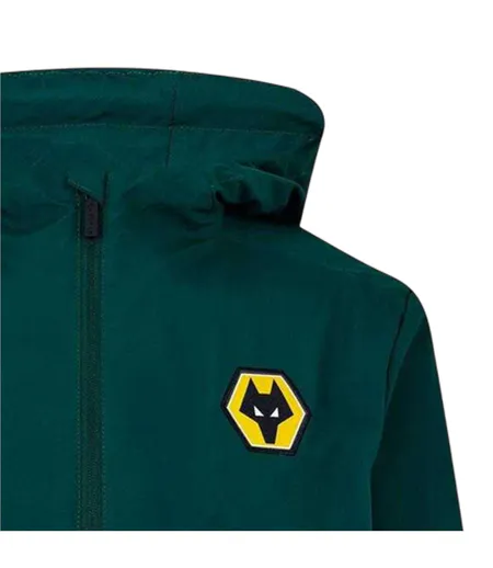 Veste Motif/style Wolverhampton Wanderers Fc Homme Vert Foncé Rouge Castore