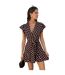 Robe Portefeuille Motif/style À Pois Femme Marron AX Paris-2