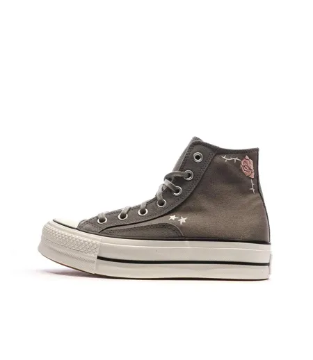 Baskets grises femme converse chuck taylor all star lift