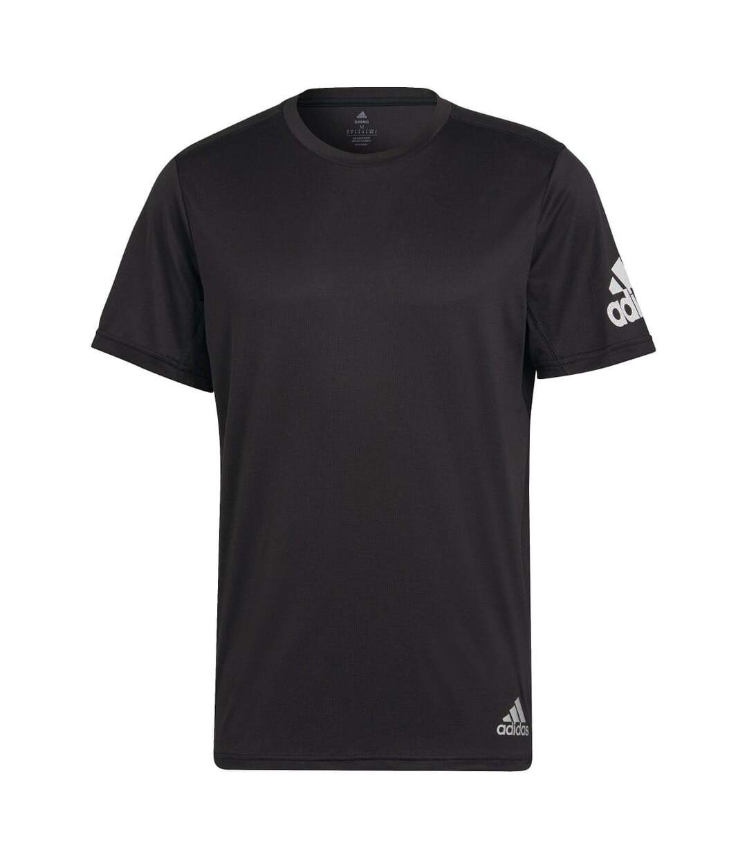T-shirt run it homme noir Adidas-1