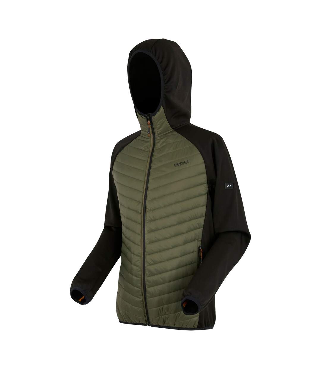 Veste Hybride Andreson Homme Vert Kaki Foncé Noir Regatta-4
