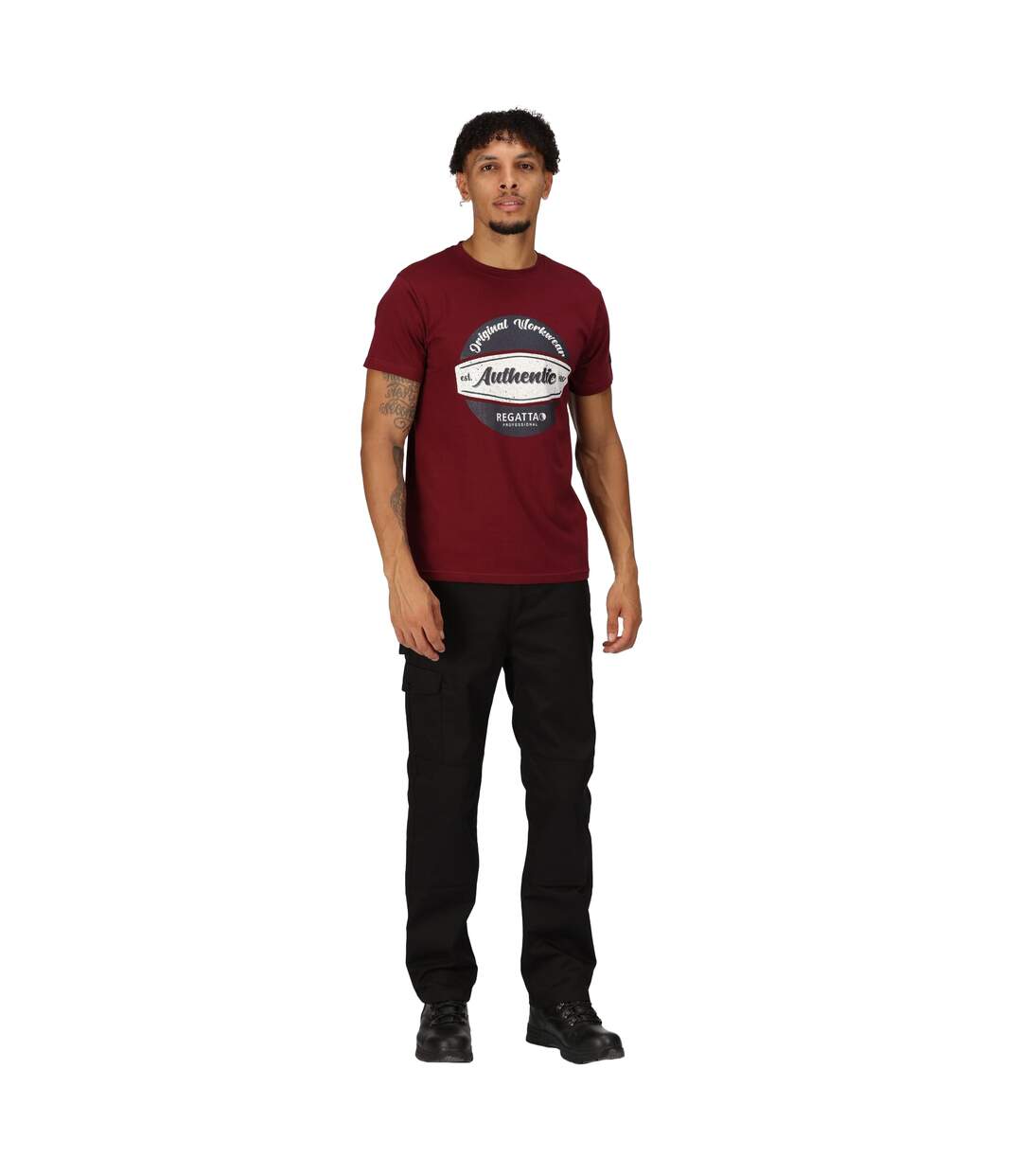 T-shirt original workwear homme bordeaux Regatta