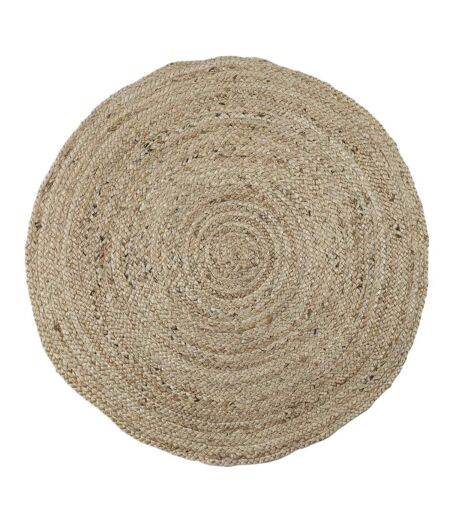 Tapis Rond Déco en Jute Baltimore 80cm Naturel