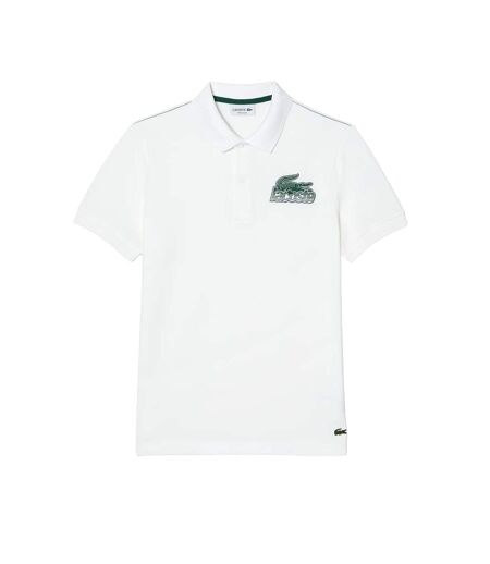 Mens Mini Pique Polo Shirt White Lacoste