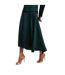 Womens/ladies Midi Skirt Dark Green Ted Baker-1