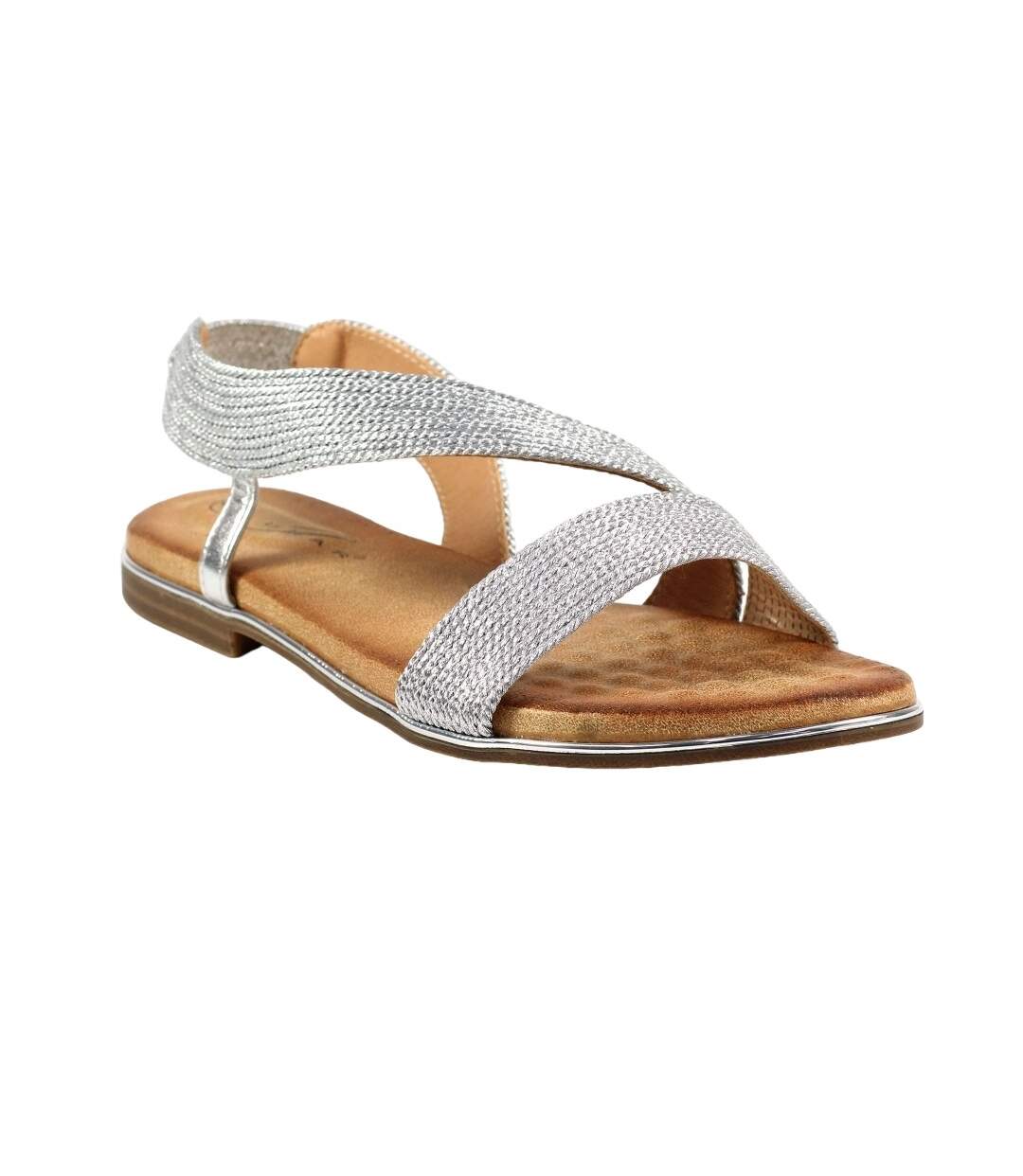 Sandales Bindi Femme Argenté Lunar-1