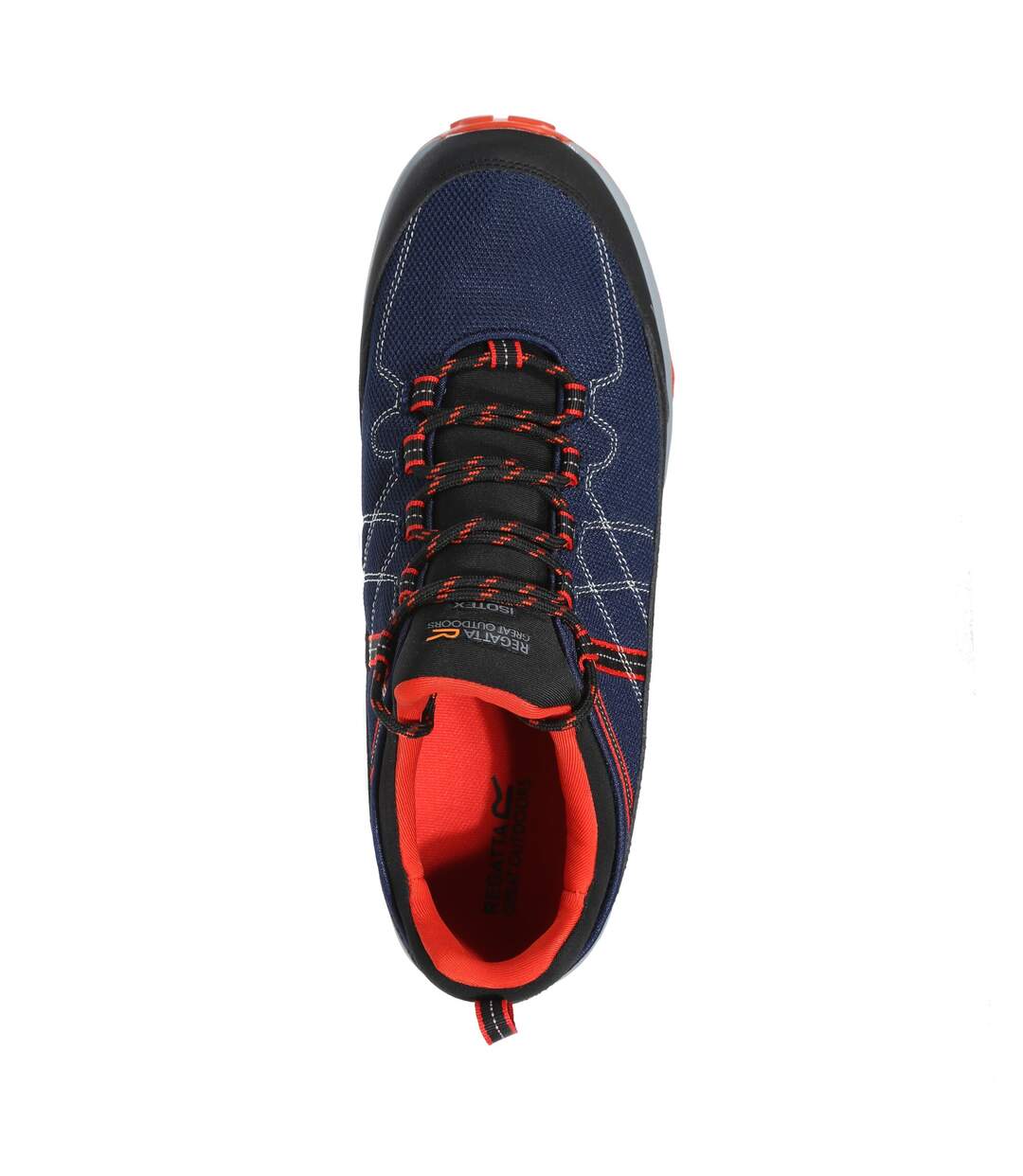 Chaussures de marche samaris lite homme bleu nuit / orange Regatta-4