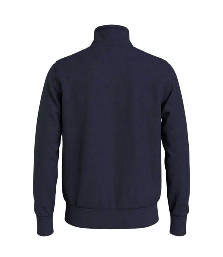 Mens Logo Mock Neck Sweatshirt Desert Sky Tommy Hilfiger
