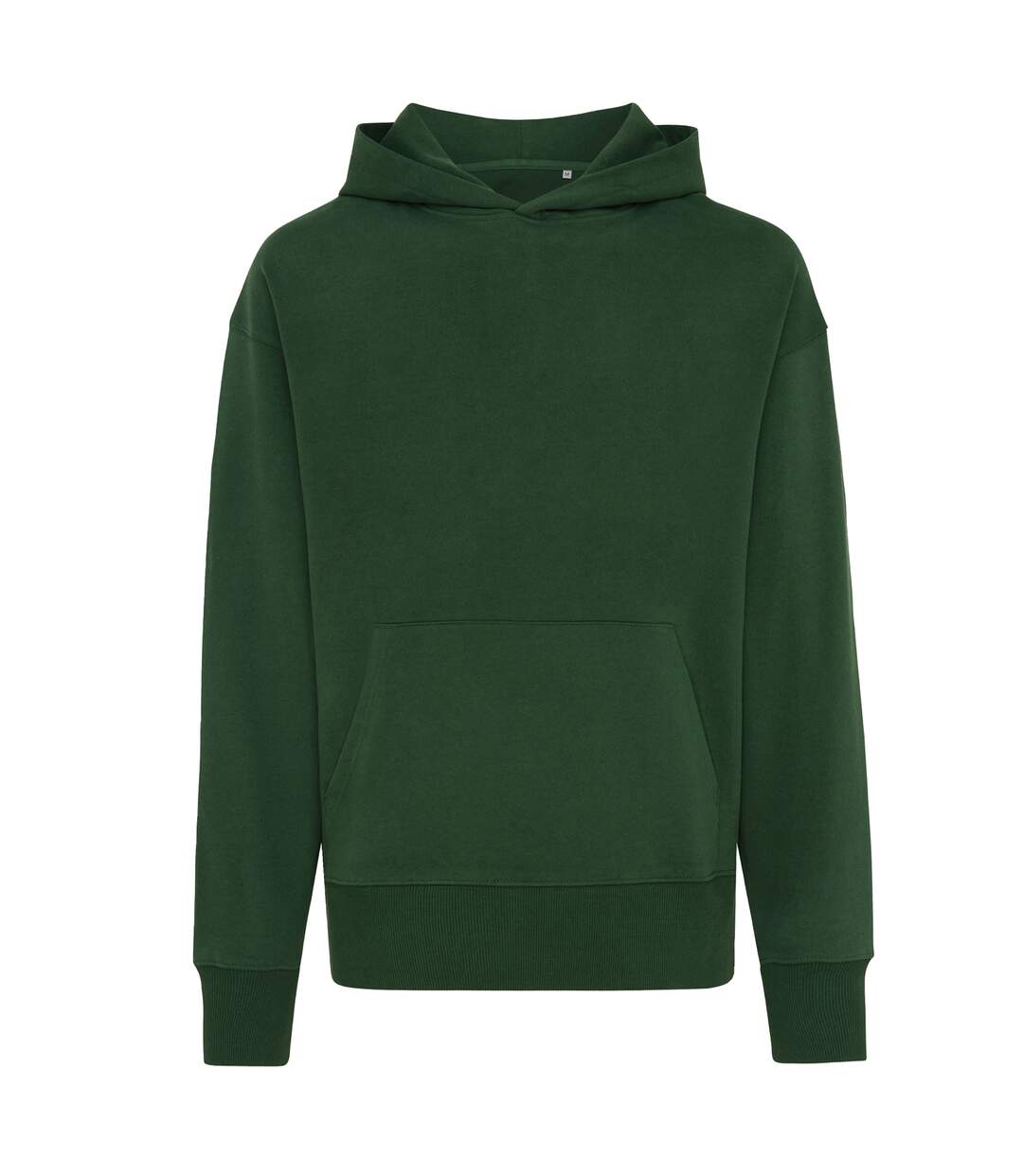 Unisex adult yoho recycled cotton relaxed fit hoodie forest green Iqoniq-1