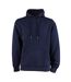Tee Jays Mens Hooded Cotton Blend Sweatshirt (Navy Blue)