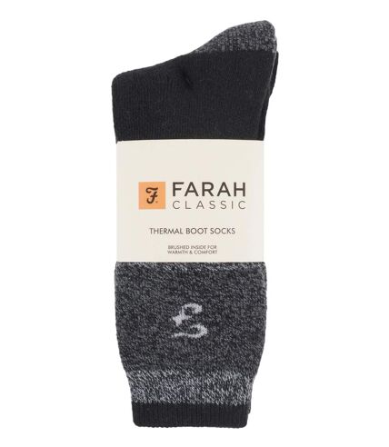 Farah - 2 Pack Mens Thermal Walking Socks | Great For Outdoor Winter Trekking & Hiking