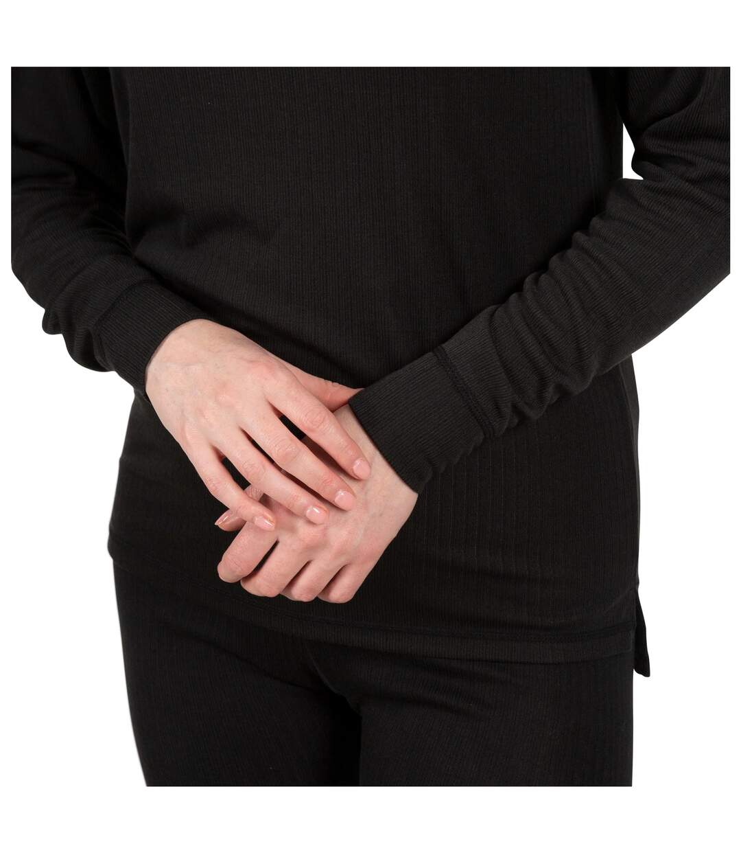 Trespass Adults Unisex Flex360 Base Layer Top (Black) - UTTP945-3