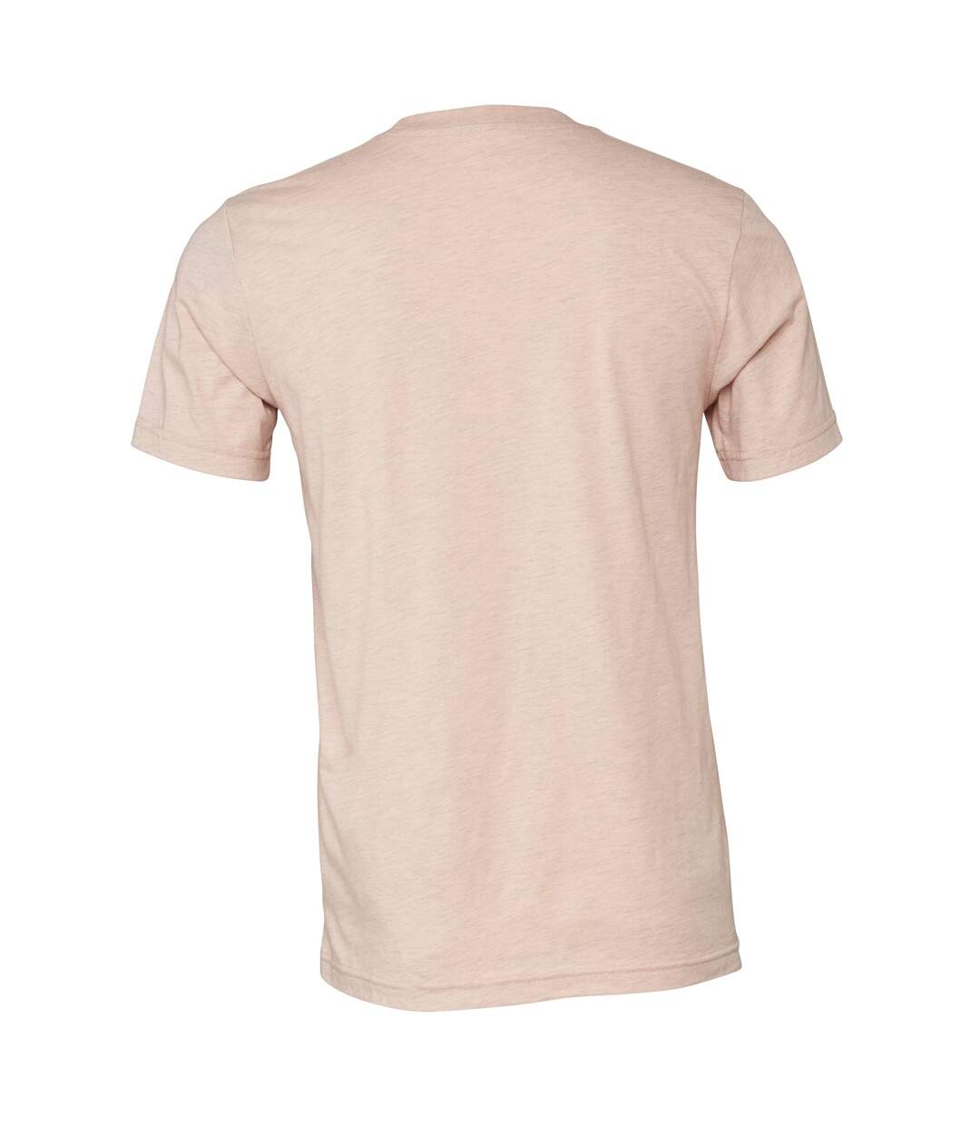 Adults Unisex Heather Cvc T-shirt Prism Peach Heather Bella + Canvas-2