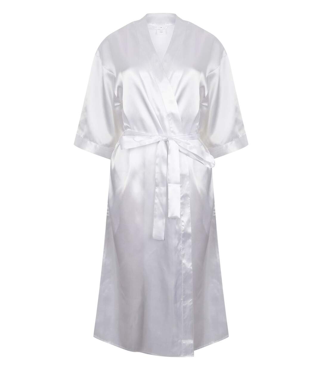 Peignoir kimono en satin - femme - TC054 - blanc