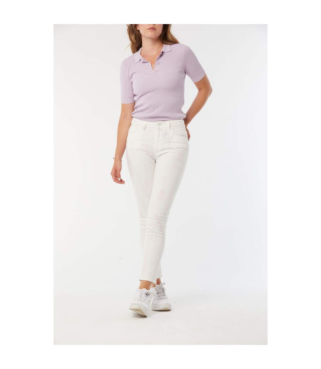 Pantalon coton slim LC135F