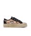 Baskets noir/rose femme chattawak paco-2