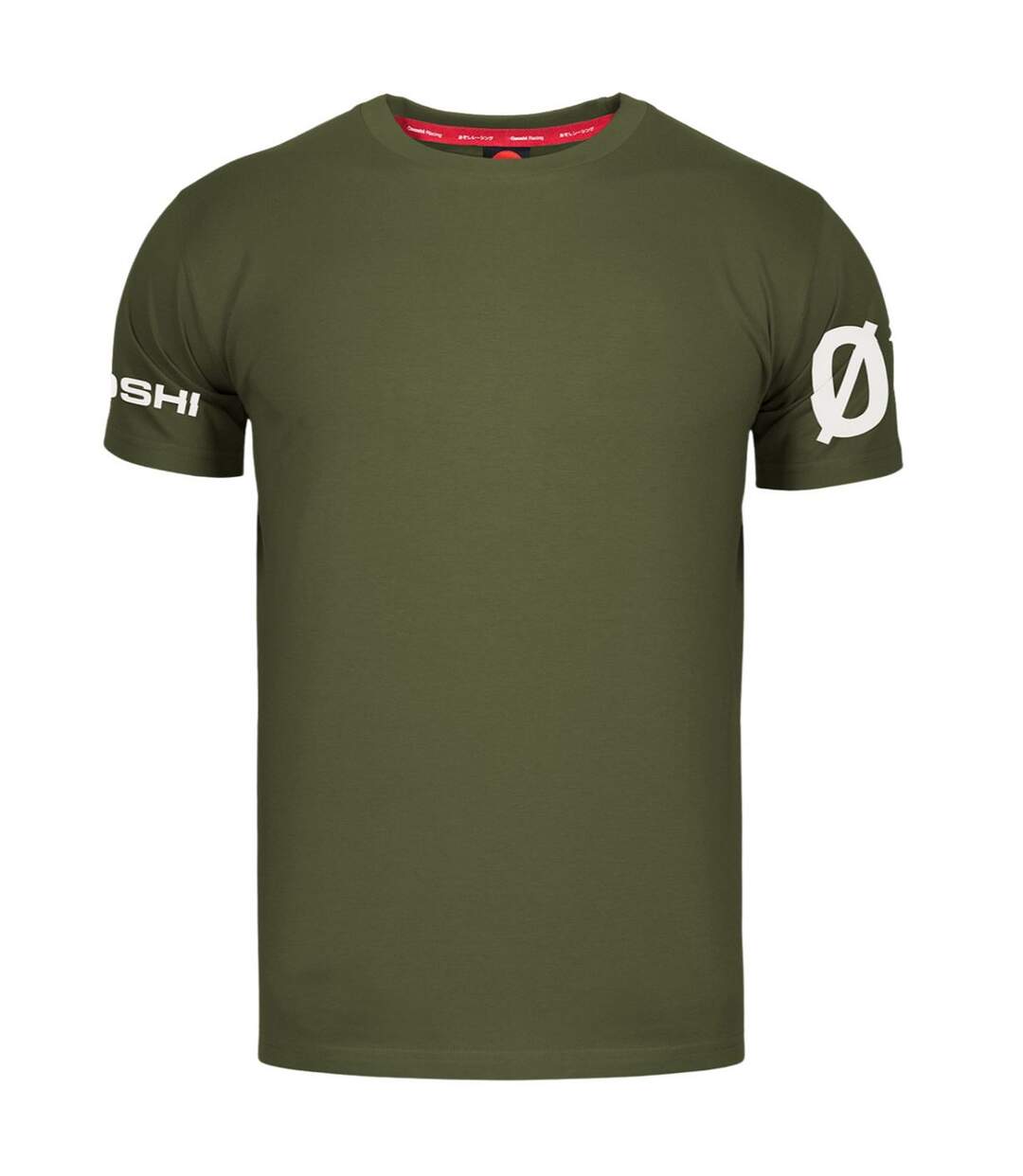 T-shirt Motif/style Imprimé Sur Manche Homme Vert Ozoshi-2