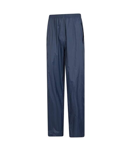 Mens Pakka Waterproof Over Trousers Navy Mountain Warehouse
