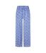Womens/ladies Lyca Floral Wide Leg Trousers Dresden Blue Vero Moda-2