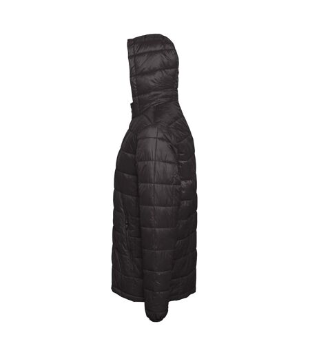 Veste zippée avec capuche homme noir 2786