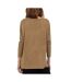 Pull en maille marron clair femme only lamalia-2