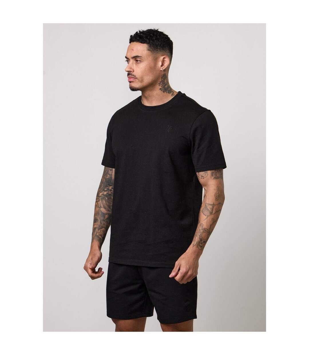 Mens Victory T-shirt Black Gym King-3