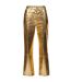 Pantalon Motif/style Métallisé Lupe Femme Jaune Or AmyLynn-2