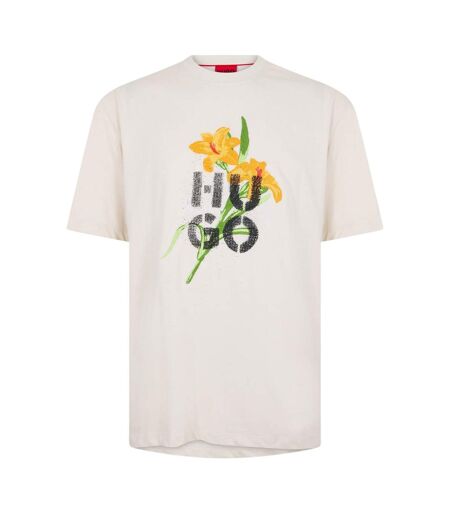 T-shirt Dilablumi Homme Blanc Hugo