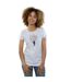 Disney T-shirt en coton Femme/Femme Fée Clochette Good Life (Gris sportif) - UTBI47888-2