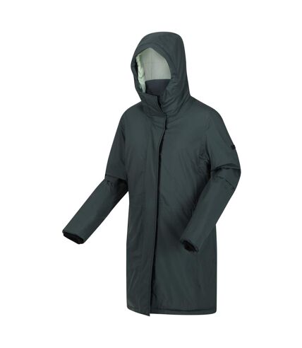 Veste imperméable yewbank femme vert foncé / menthe douce Regatta