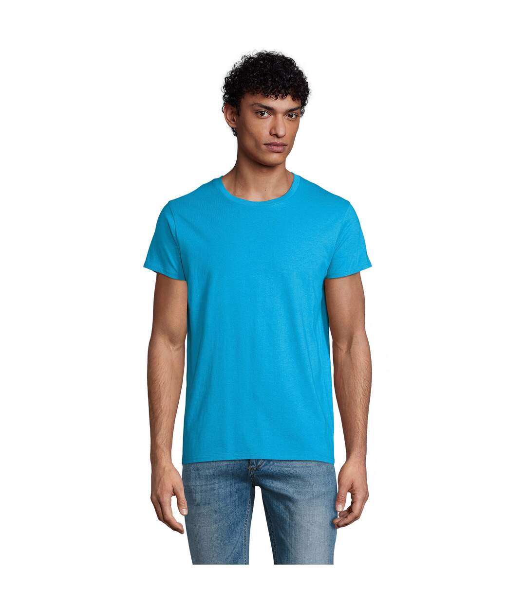 T-shirt Crusader Homme Turquoise Pâle SOLS-2