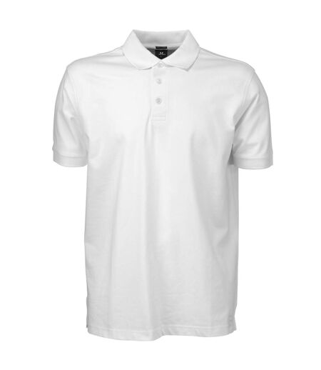 Polo luxury homme blanc TeeJays